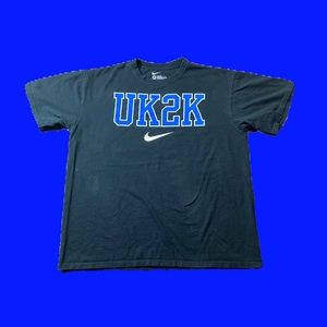 Nike Kentucky Wildcats UK2K College Basketball Tee Mens Size XL Black